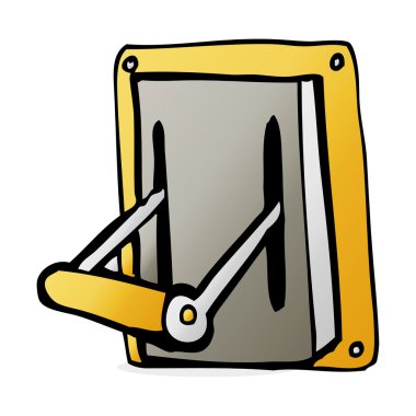 çizgi film endüstriyel makine kolu