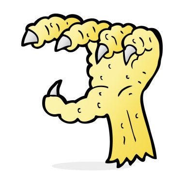 karikatür kuş pençe