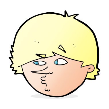 karikatür şüpheli adam