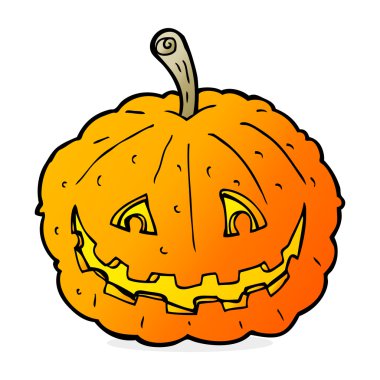 karikatür sırıtan kabak