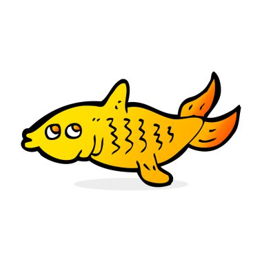 Balık karikatür çizimi
