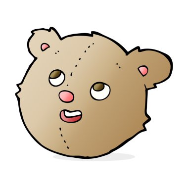 çizgi film oyuncak ayı kafası