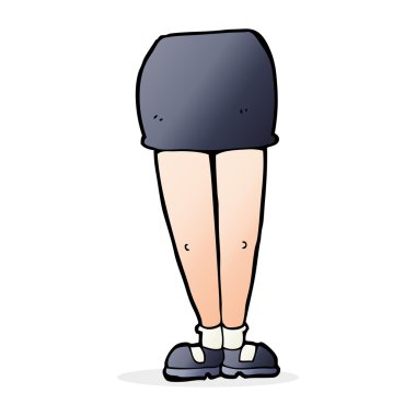 çizgi film kadın bacakları