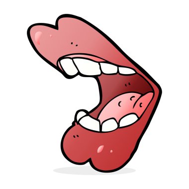 ağız karikatür çizimi