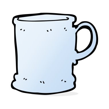 Kupa karikatür çizimi