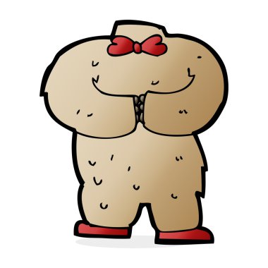 karikatür ayıcık vücudu (karıştırın ve eşleştirin veya kendi fotoğraflarınızı ekleyin)