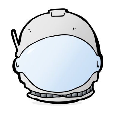 karikatür astronot yüz