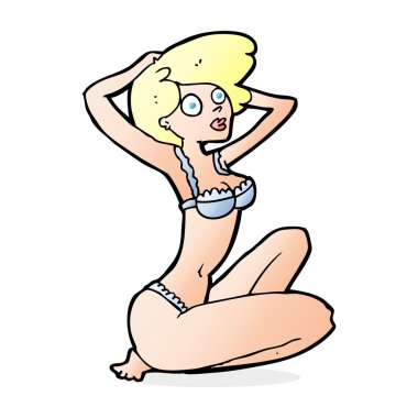 karikatür iç giyim modeli