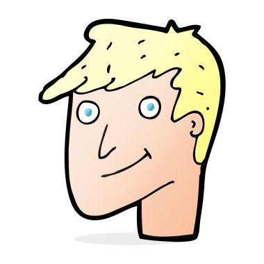 mutlu bir adam çizgi film