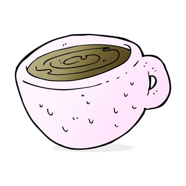 taza de café de la historieta