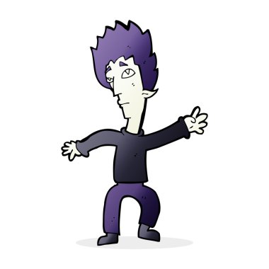 çizgi film vampire adam