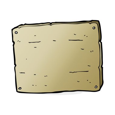 karikatür ahşap tahta