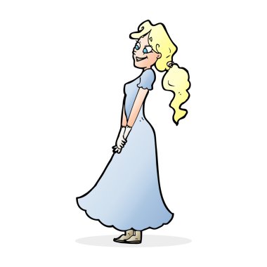 içinde çizgi film güzel kadın