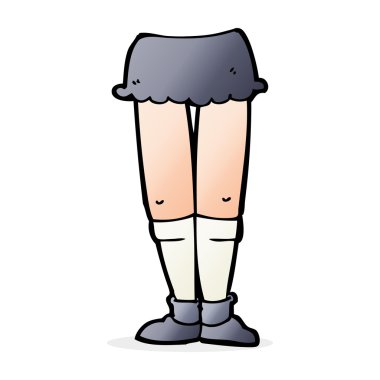 çizgi film kadın bacakları