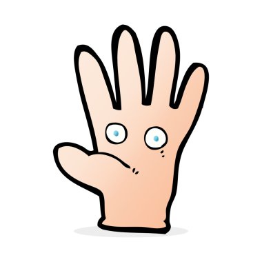 Çizgi filmlerdeki gibi gözleri var.