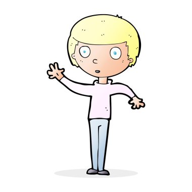 karikatür sallanan adam