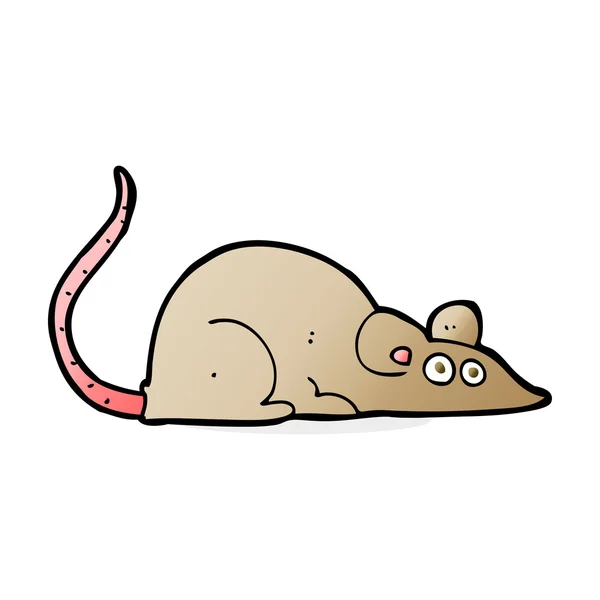 Cartoon illustration of  mouse — Stock Vector