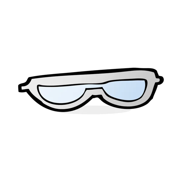 Desenho animado ilustração de óculos — Vetor de Stock