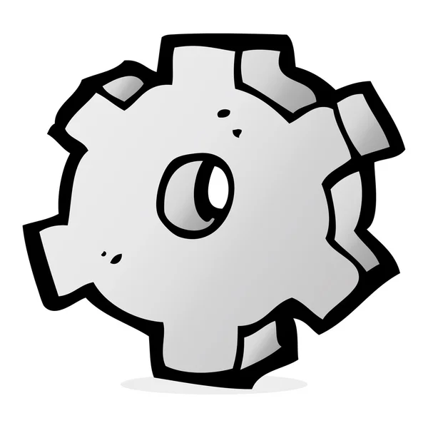 Desene animate cog simbol — Vector de stoc