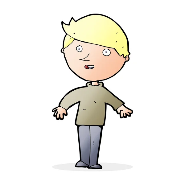 Cartoon gelukkig man — Stockvector