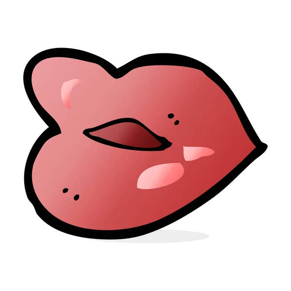 Cartoon afbeelding van lippen — Stockvector