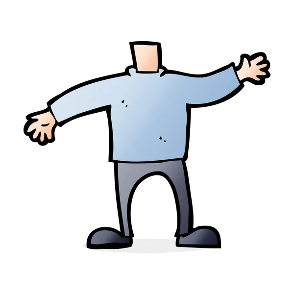 Kreskówka macha broni ciało (wymieszać i dopasować bajki lub dodać własne fot — Wektor stockowy