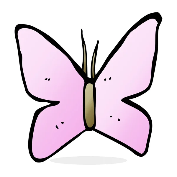 Dessin animé symbole papillon — Image vectorielle