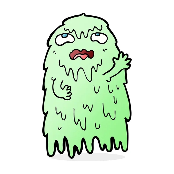 Fantasma de dibujos animados bruto — Vector de stock