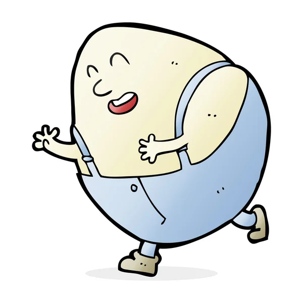 Cartoon Humpty Dumpty ei karakter — Stockvector