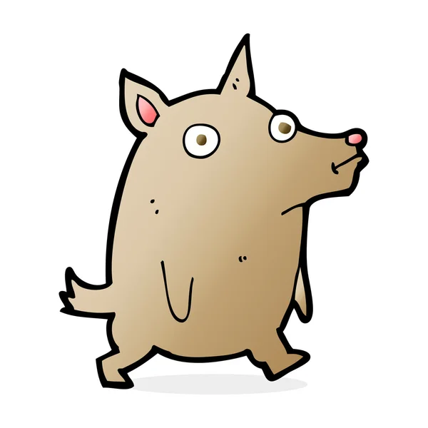 Desenho animado engraçado cachorrinho — Vetor de Stock