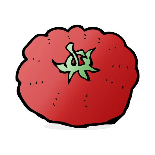Ilustración de dibujos animados de tomate — Vector de stock