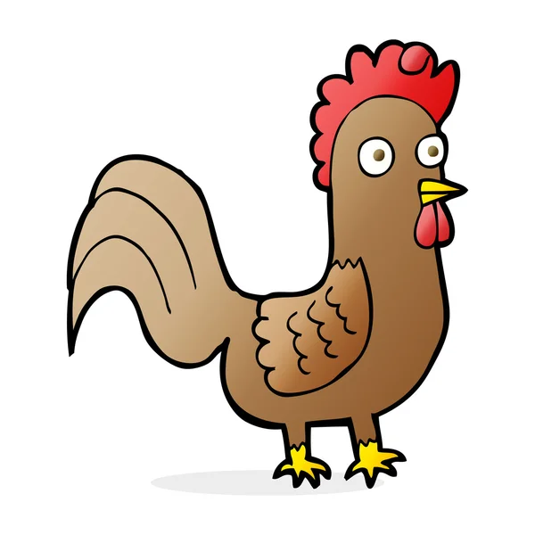 公鸡的卡通插图 — 图库矢量图片