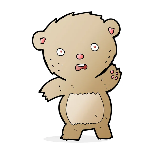 动漫不开心泰迪熊 — 图库矢量图片