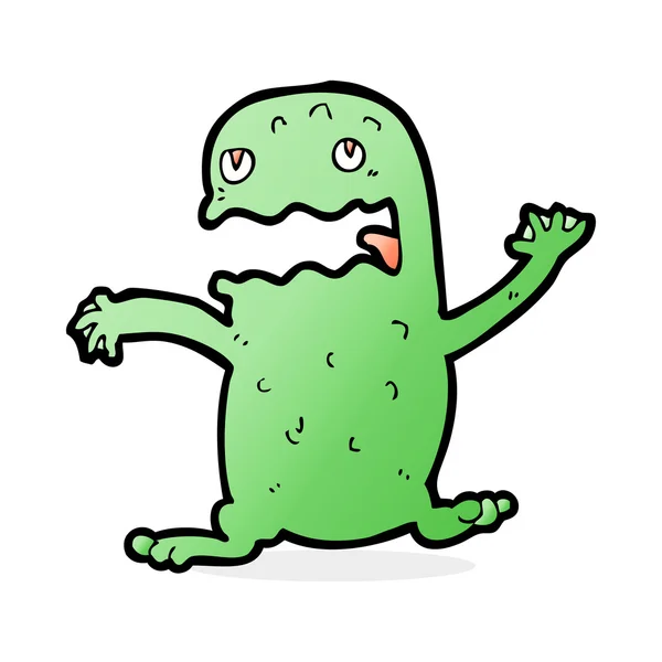 卡通搞笑的青蛙 — 图库矢量图片
