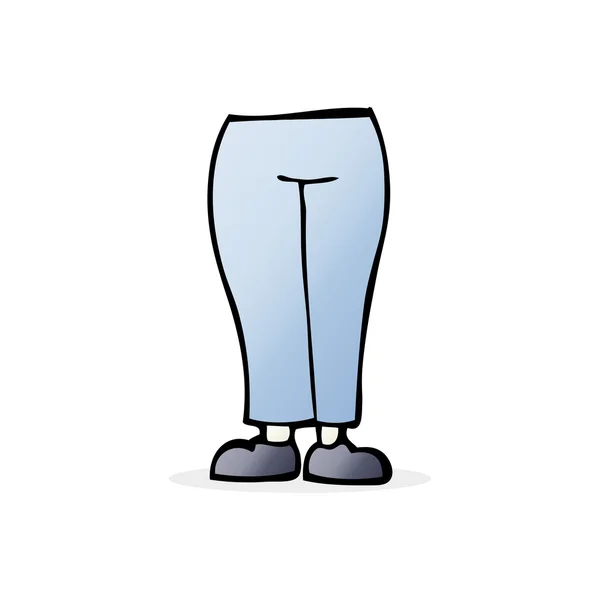 腿的卡通插图 — 图库矢量图片