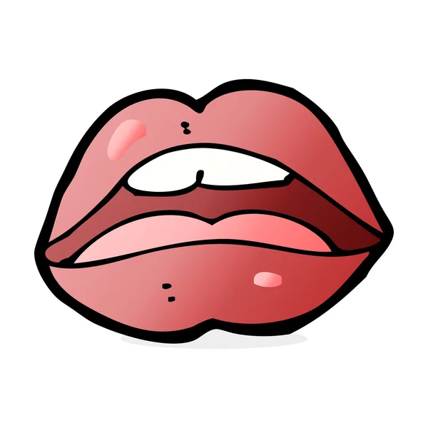 Open mouth cartoon symbol — Stock Vector © lineartestpilot 38437503