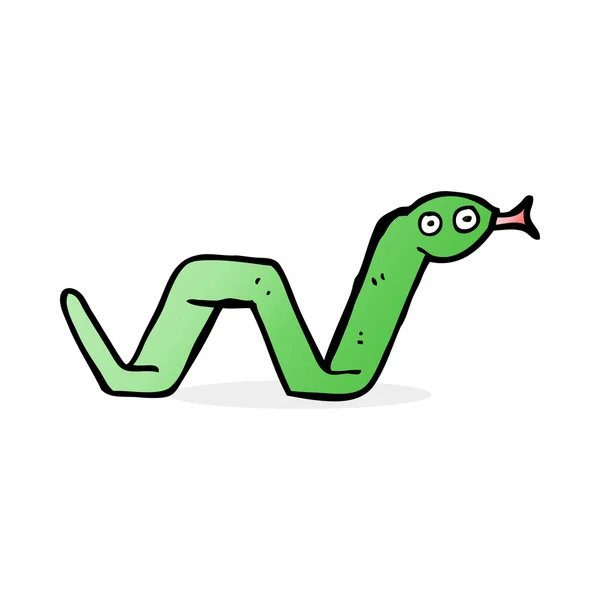 Cobra engraçada dos desenhos animados — Vetor de Stock