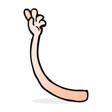 karikatür kol hareketi