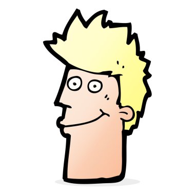 mutlu bir adam çizgi film