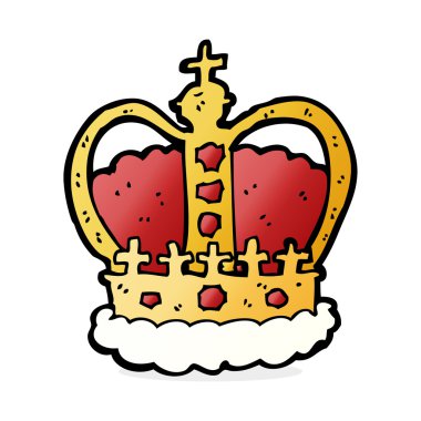 karikatür royal crown