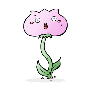 çizgi film şok çiçek