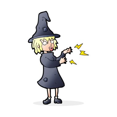 çizgi film cadısı büyüsü