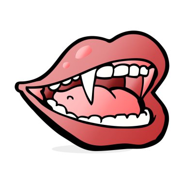 çizgi film vampire ağız