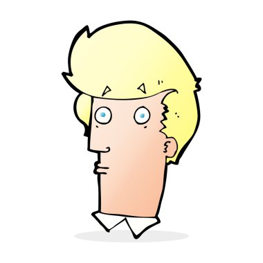 sürpriz ifade karikatür