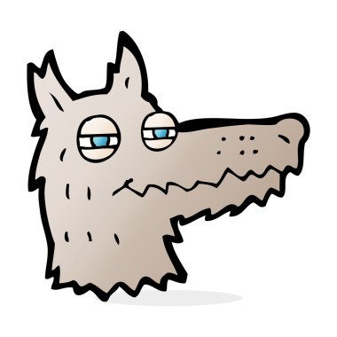 çizgi film kendini beğenmiş kurt yüz