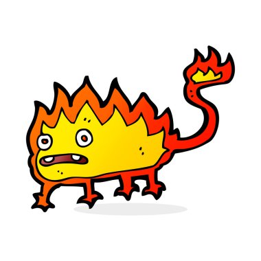 çizgi film küçük ateş şeytanı