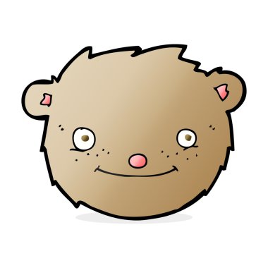 çizgi film oyuncak ayı kafası