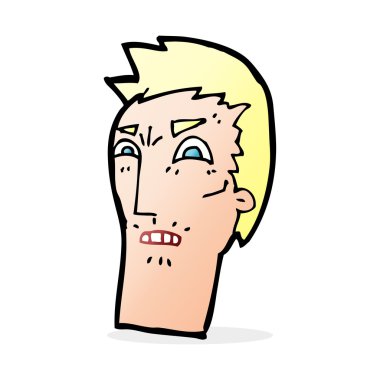 karikatür kızgın surat