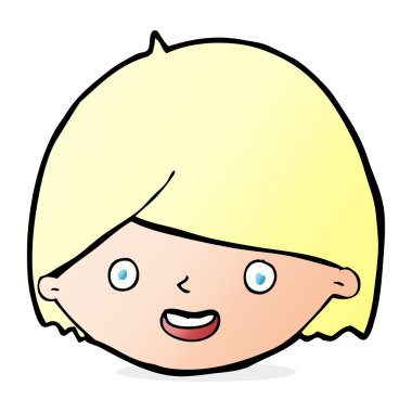 karikatür mutlu yüz