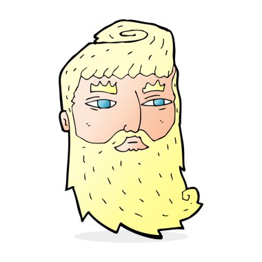 sakallı adam çizgi film